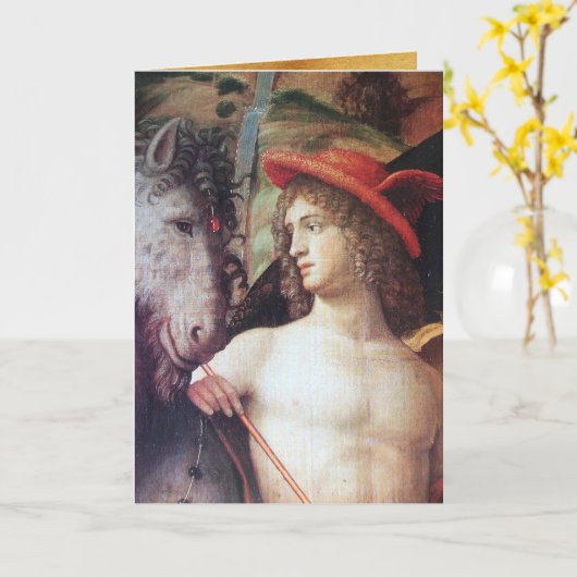 PARNASSUS / MERCURY MET PEGASUS KAART (Gele Bloem)