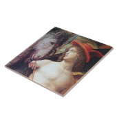 PARNASSUS / MERCURY MET PEGASUS TEGELTJE (Zijkant)