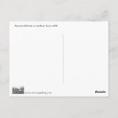 Parndon Mill lock, Harlow, Essex Briefkaart (Achterkant)