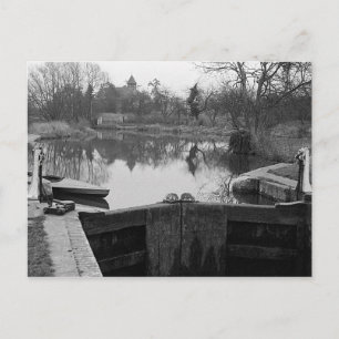 Parndon Mill lock, Harlow, Essex Briefkaart