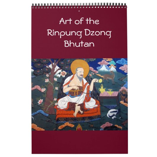 Paro dzong Bhutan kunst Kalender (Hoes)