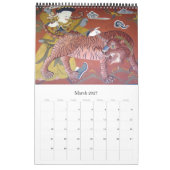 Paro dzong Bhutan kunst Kalender (Mar 2027)