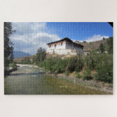 paro dzong bhutan legpuzzel (Horizontaal)