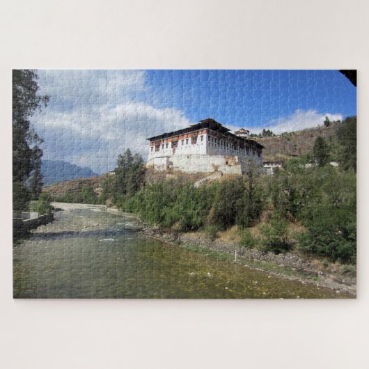 paro dzong bhutan legpuzzel (Horizontaal)
