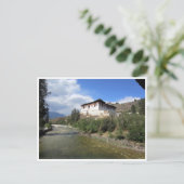 paro dzong briefkaart (Staand voorkant)