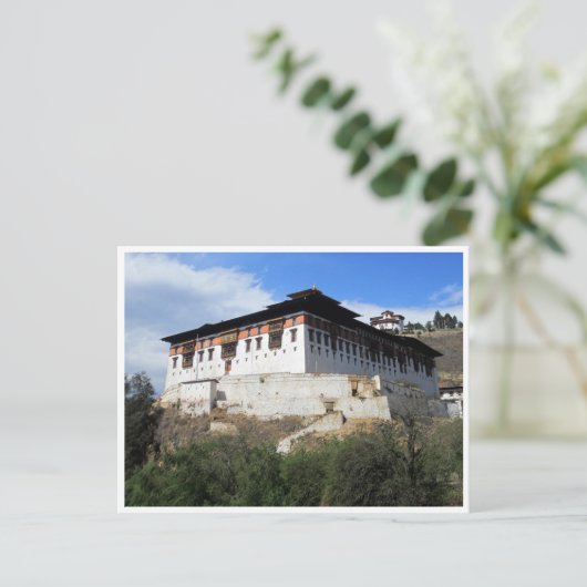 paro dzong impress briefkaart (Staand voorkant)