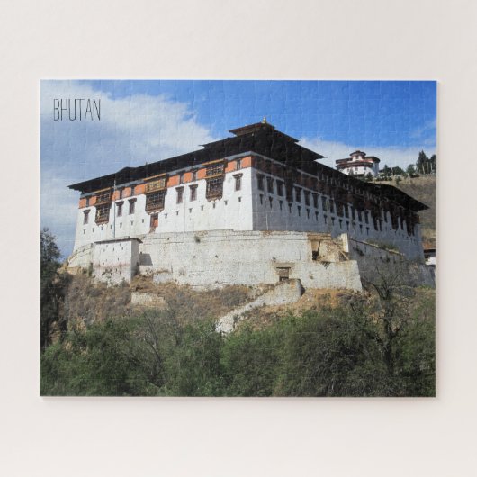 Paro Dzong indruk Legpuzzel (Horizontaal)