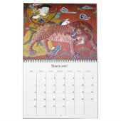 Paro Dzong kunst 2026 Kalender (Mar 2027)