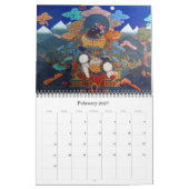 Paro Dzong kunst 2026 Kalender (Feb 2027)