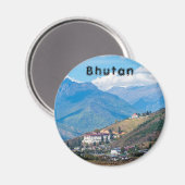 Paro Rinpung Dzong - Bhutan, Himalaya, Azië Magneet (Voorkant / Achterkant)