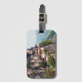 Paro Taktsang: het Nest-klooster van de Tijger - B Bagagelabel (Voorkant (verticaal))