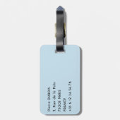 Paro Taktsang: het Nest-klooster van de Tijger - B Bagagelabel (Achterkant verticaal)