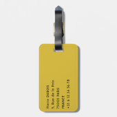 Paro Taktsang: het Nest-klooster van de Tijger - B Bagagelabel (Achterkant verticaal)