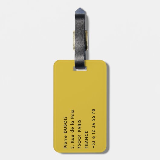 Paro Taktsang: het Nest-klooster van de Tijger - B Bagagelabel (Achterkant verticaal)