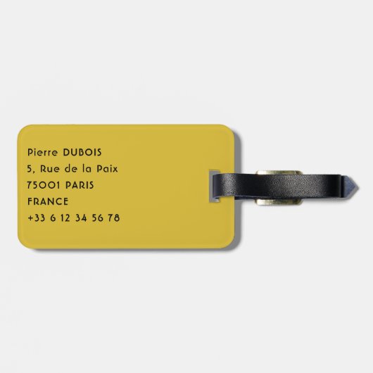 Paro Taktsang: het Nest-klooster van de Tijger - B Bagagelabel (Achterkant horizontaal)