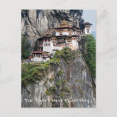 Paro Taktsang: het Nest-klooster van de Tijger - B Briefkaart (Voorkant)
