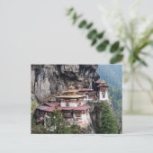 Paro Taktsang: het Nest-klooster van de Tijger - B Briefkaart (Staand voorkant)