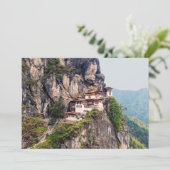Paro Taktsang: het Nest-klooster van de Tijger - B Kaart (Staand voorkant)