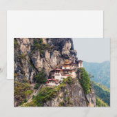 Paro Taktsang: het Nest-klooster van de Tijger - B Kaart (Voorkant / Achterkant)