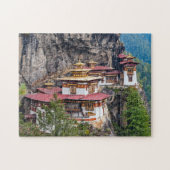 Paro Taktsang: het Nest-klooster van de Tijger - B Legpuzzel (Horizontaal)