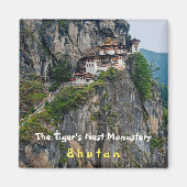 Paro Taktsang: het Nest-klooster van de Tijger - B Magneet (Voorkant)