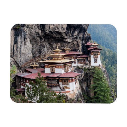 Paro Taktsang: het Nest-klooster van de Tijger - B Magneet (Horizontaal)