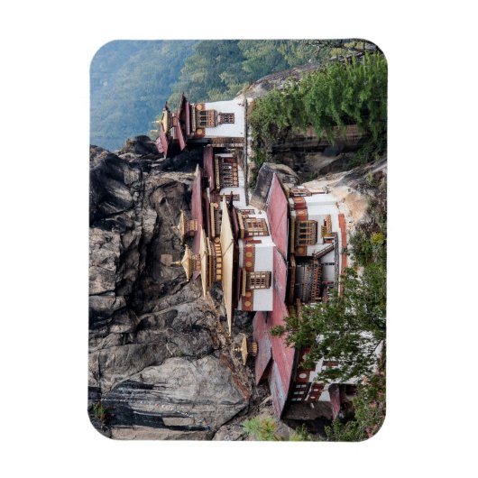 Paro Taktsang: het Nest-klooster van de Tijger - B Magneet (Verticaal)