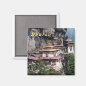 Paro Taktsang: het Nest-klooster van de Tijger - B Magneet (Voorkant / Achterkant)