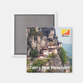 Paro Taktsang: het Nest-klooster van de Tijger - B Magneet (Voorkant / Achterkant)