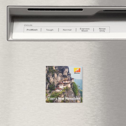 Paro Taktsang: het Nest-klooster van de Tijger - B Magneet (Insitu (Vaatwasser))