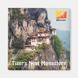 Paro Taktsang: het Nest-klooster van de Tijger - B Magneet