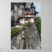 Paro Taktsang: het Nest-klooster van de Tijger - B Poster (Voorkant)