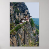 Paro Taktsang: het Nest-klooster van de Tijger - B Poster (Voorkant)