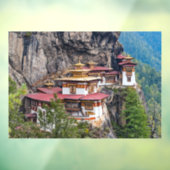 Paro Taktsang: het Nest-klooster van de Tijger - B Raamsticker (Vel 3)