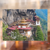Paro Taktsang: het Nest-klooster van de Tijger - B Raamsticker (Vel 2)