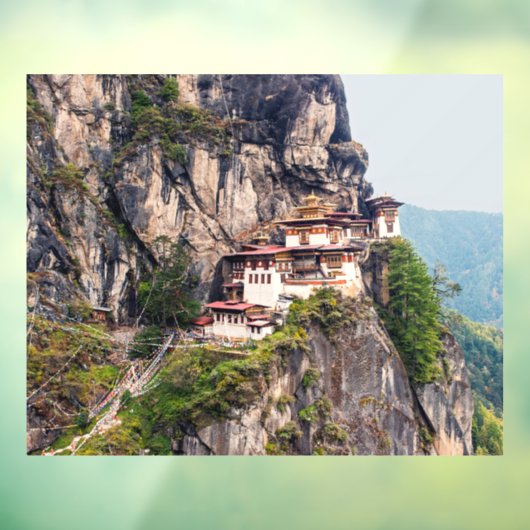 Paro Taktsang: het Nest-klooster van de Tijger - B Raamsticker (Vel 3)