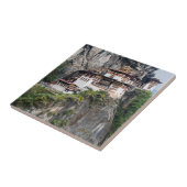 Paro Taktsang: het Nest-klooster van de Tijger - B Tegeltje (Zijkant)