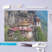 Paro Taktsang: het Nest-klooster van de Tijger - B Tissuepapier (Craft)