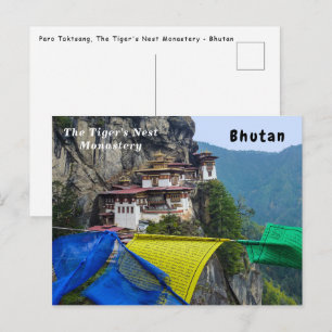 Paro Taktsang: Het Tijgernest Klooster - Bhutan Briefkaart