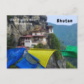 Paro Taktsang: Het Tijgernest Klooster - Bhutan Briefkaart (Voorkant)