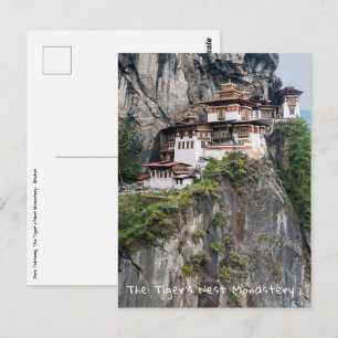 Paro Taktsang: Het Tijgernest Klooster - Bhutan Briefkaart