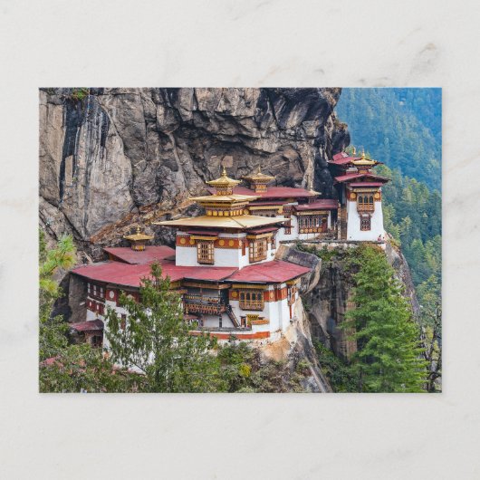 Paro Taktsang: Het Tijgernest Klooster - Bhutan Briefkaart (Voorkant)