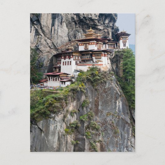 Paro Taktsang: Het Tijgernest Klooster - Bhutan Briefkaart (Voorkant)
