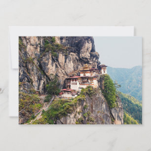 Paro Taktsang: Het Tijgernest Klooster - Bhutan Kaart