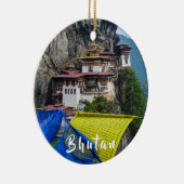 Paro Taktsang: Het Tijgernest Klooster - Bhutan Keramisch Ornament (Rechts)