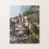 Paro Taktsang: Het Tijgernest Klooster - Bhutan Legpuzzel (Verticaal)