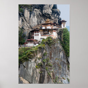 Paro Taktsang: Het Tijgernest Klooster - Bhutan Poster