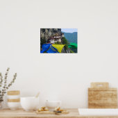 Paro Taktsang: Het Tijgernest Klooster - Bhutan Poster (Keuken)