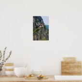 Paro Taktsang: Het Tijgernest Klooster - Bhutan Poster (Keuken)