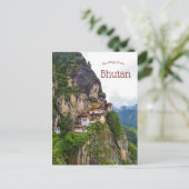 Paro Taktsang Tigers Nest Paro District Bhutan Briefkaart (Staand voorkant)